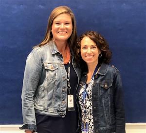 Mrs. Johnson, Assistant Principal & Mrs. McNeil, Principal 